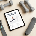Balkan Programs senior fitness guide with light dumbbells and resistance band